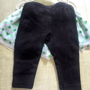 *nd black fleece lined leggings